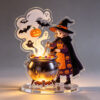 Wholesale Acrylic Halloween Ornaments - Pumpkin Ghost Standup Sign for Desktop Home Decor