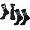 Wholesale Chinese Character Socks Unisex Mid Calf Polyester Cotton Fashion Accessory