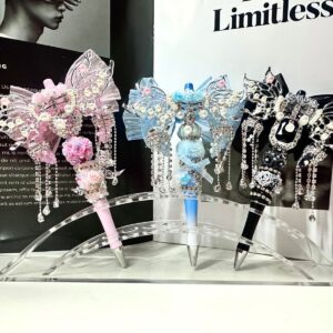 oly-e212ab5517ce1ab962c1ab15b14a78f4 Wholesale Moon Bead Design Pen with Phone Chain Decorative Accessory for Resale