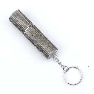 Grey / Perfume bottle keychain