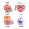 oly-e222df5632a2b90ebab208b0060340a0 Wholesale Halloween Pumpkin Spider Web Acrylic Beads Fashion DIY Jewelry Accessory for Resale