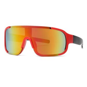 3314 red and black frame colorful red
