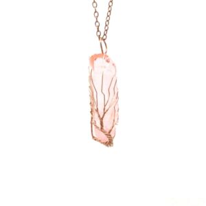 Light pink ancient red copper / pure natural