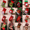 Wholesale Sequin Christmas Stocking Pendant Festive Tree Ornament Decorative Accessory for Holiday Gift