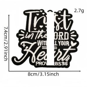 Cartoon english cloth sticker 5#