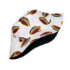 Wholesale Trendy Papaya Pattern Bucket Hat Reversible Sun Protection for Outdoor Casual Wear