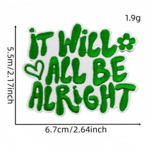 Cartoon english cloth sticker 11#