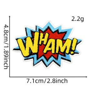 Cartoon english text cloth sticker 1 #