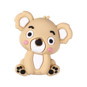 3D Yellow Koala in Sitting Posture