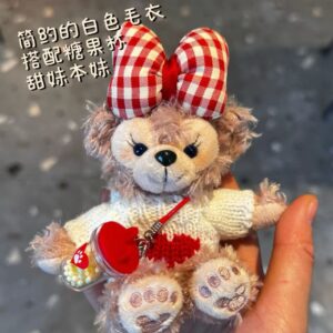 White sweater with love [shirley rose] / Approximately 10cm, comes with a rope stopper