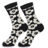 Wholesale Love Pattern Mid Calf Socks for Women Cotton Blend Knit Gift for Everyday Use