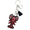 oly-e3535645dafd3b11b746a5aab5fe3526 Wholesale Fashion Rhinestone Lobster Keychain Leather Tassel Bag Charm for Boutique Resale