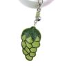 oly-e37131dd73c3b80643f4ee1bca03cba1 Wholesale Rhinestone Grape Fruit Keychain Zinc Alloy Car Key Accessory Bag Charm
