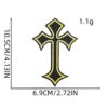 Wholesale Colorful Cross Embroidered Patch Decorative Fabric Sticker for Clothing Home Decor