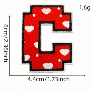 English alphabet cloth sticker c