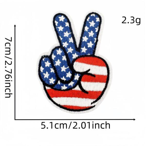Wholesale Cartoon Eagle Star Embroidered Patch Colorful DIY Decorative Accessory for Resale
