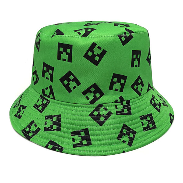 Wholesale Stylish Print Bucket Hat Sun Protection Casual Hat for Daily Wear