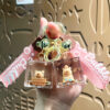 Wholesale Capybara Oil Flow Bottle Keychain Acrylic Cartoon Bag Charm Gift
