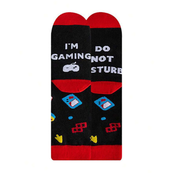 Wholesale Gaming Letter Jacquard High Tube Socks for Teens Unisex Fashion Accessory