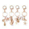 oly-e3dbdd492898e14def9dc281ff230638 Wholesale Chic Resin Shell and Starfish Keychain - Beachy Decorative Accessory for Bag or Keys, Perfect Gift
