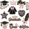 oly-e3e8fb1b4d7324d4642d944b30990c65 Wholesale Polyester Graduation Embroidery Patch Trendy Clothing Decoration for Students