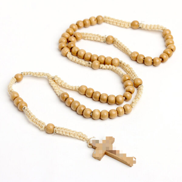 oly-e3f66d6d2d2fbf5d9b6918f9bfd0b035 Wholesale Handmade Colorful Wooden Bead Necklace 8mm Fashion Accessory for Gift Party