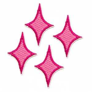 Rose red star 4 pack
