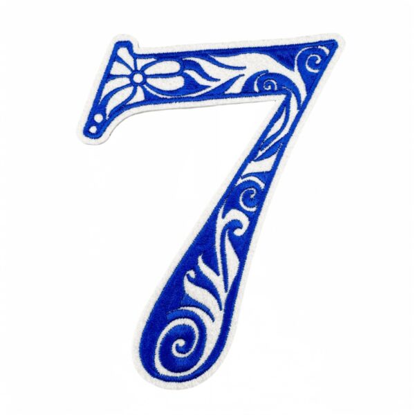 oly-e4081c822d9a496ce964a8114fa693b4 Wholesale Embroidered Number 7 Patch Iron-On Cloth Sticker DIY Craft Accessory for Clothing Decoration