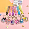 Wholesale Alarm Clock Design Acrylic Keychain Bag Charm Decorative Gift for Resale OLY Exclusive