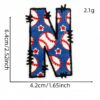 oly-e40fde6b673a8e19c8465335fe788c17 Wholesale Embroidered Letter Patches with American Flag Design Polyester Thread Casual Decorative Accessory