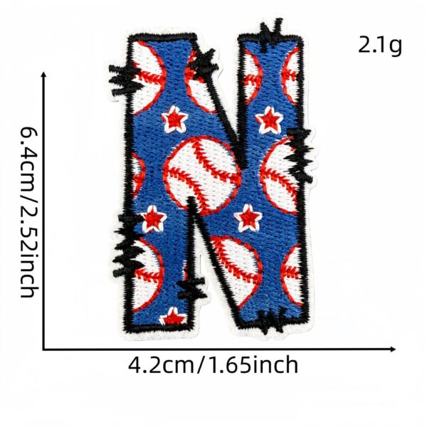 oly-e40fde6b673a8e19c8465335fe788c17 Wholesale Embroidered Letter Patches with American Flag Design Polyester Thread Casual Decorative Accessory
