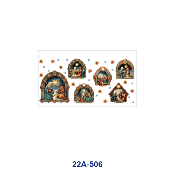 oly-e41012e139b3631e46e1f4475356511b Wholesale 5pcs Vintage Handpaint Golden Star Moon Countryside Figure Mixed Decor Prints 16oz Cup UV DTF Wraps