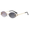 oly-e41257dc1451484e576875b2f8c4aedf Wholesale Trendy Frameless Sunglasses for Women UV400 Gold Frame Grey Lens Summer 2026 Fashion Accessory