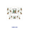 oly-e4224e006c4782ca763bcd2c4e0a5aef Wholesale 2/4/8pcs Christmas Bear Theme Mini Cup Keychain Sticker