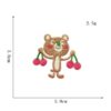 Wholesale Polyester Embroidery Patches Cute Rabbit Frog Animal Designs for Women's Clothing Decoration