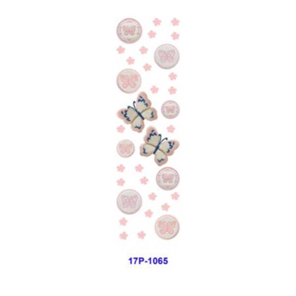 oly-e44f7b9b43dbcca88bbe98699352101d Wholesale 2/8/16pcs UV DTF Stickers Embroidery Style Pastel Butterfly Square Frame Patterns Pen and Bookmark Stickers