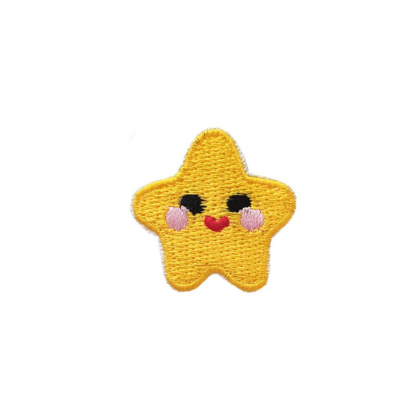 Wholesale Modern Cartoon Rainbow Embroidery Patches 17pcs Self-Adhesive for Clothing Decoration Craft Supply