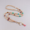 Wholesale Geometric Silicone Bead Lanyard Keychain ID Badge Holder Teacher Gift Car Key Accessory