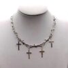 oly-e46991c4a2548ec3b18c2e9894f0e30a Wholesale Zinc Alloy Cross Pendant Necklace for Men and Women, Chic Layering Jewelry Accessory