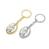 Wholesale Trendy Cross Crown Roman Numerals Alloy Keychain Bag Charm, Silver Fashion Accessory for Women, Boutique Gift