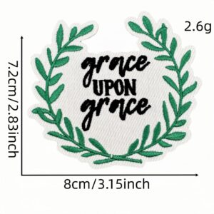 Cartoon english word cloth sticker 5#