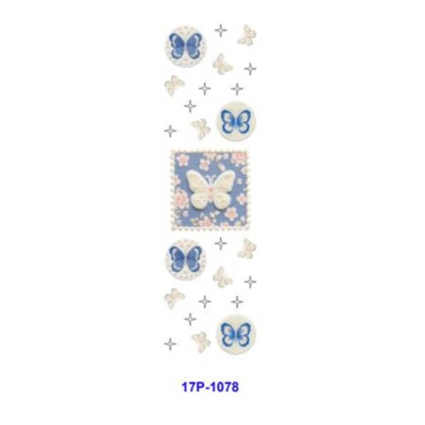 Wholesale 2/8/16pcs UV DTF Stickers Crescent Moon Floral Embroidered Butterfly Patterns Pen and Bookmark Stickers