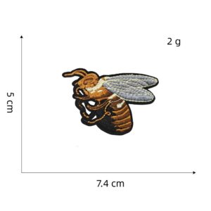 Bee cloth stickers 13#