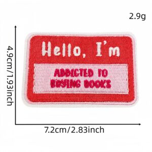 Pink book cloth sticker 18#