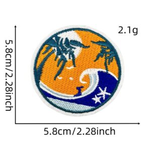 Landscape cloth stickers 13#