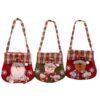 Wholesale Plaid Cartoon Christmas Candy Gift Bags Cloth Party Favor Boutique Resale Accessory