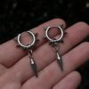 oly-e4e14043d139113178eccf74a9d1d5d5 Wholesale Stainless Steel Punk Spike Hoop Earrings Geometric Fashion Jewelry for Women