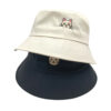 oly-e4e2effe12dbbd37253fe76a5b3e7d5a Wholesale Stylish Cartoon Cat Embroidered Bucket Hat Black Sun Protection Outdoor Casual Hat
