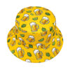 oly-e51a9921583ae8cb30c3582138f6f4da Wholesale Beer Print Bucket Hat Double Sided Sun Hat for Outdoor Party Beach