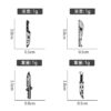 Wholesale Punk Style Skull Alloy Brooch Pin, Black White Knife Shape, Everyday Wear Jewelry Accessory